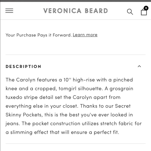 Veronica Beard Carolyn Baby Boot High Rise Jeans - Picture 15 of 16